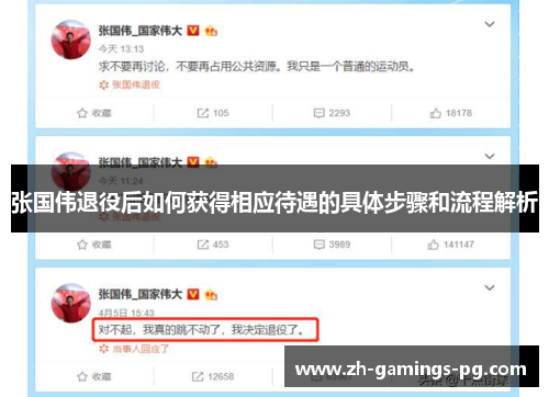 张国伟退役后如何获得相应待遇的具体步骤和流程解析 张国伟退役后如何获得相应待遇的具体步骤和流程解析